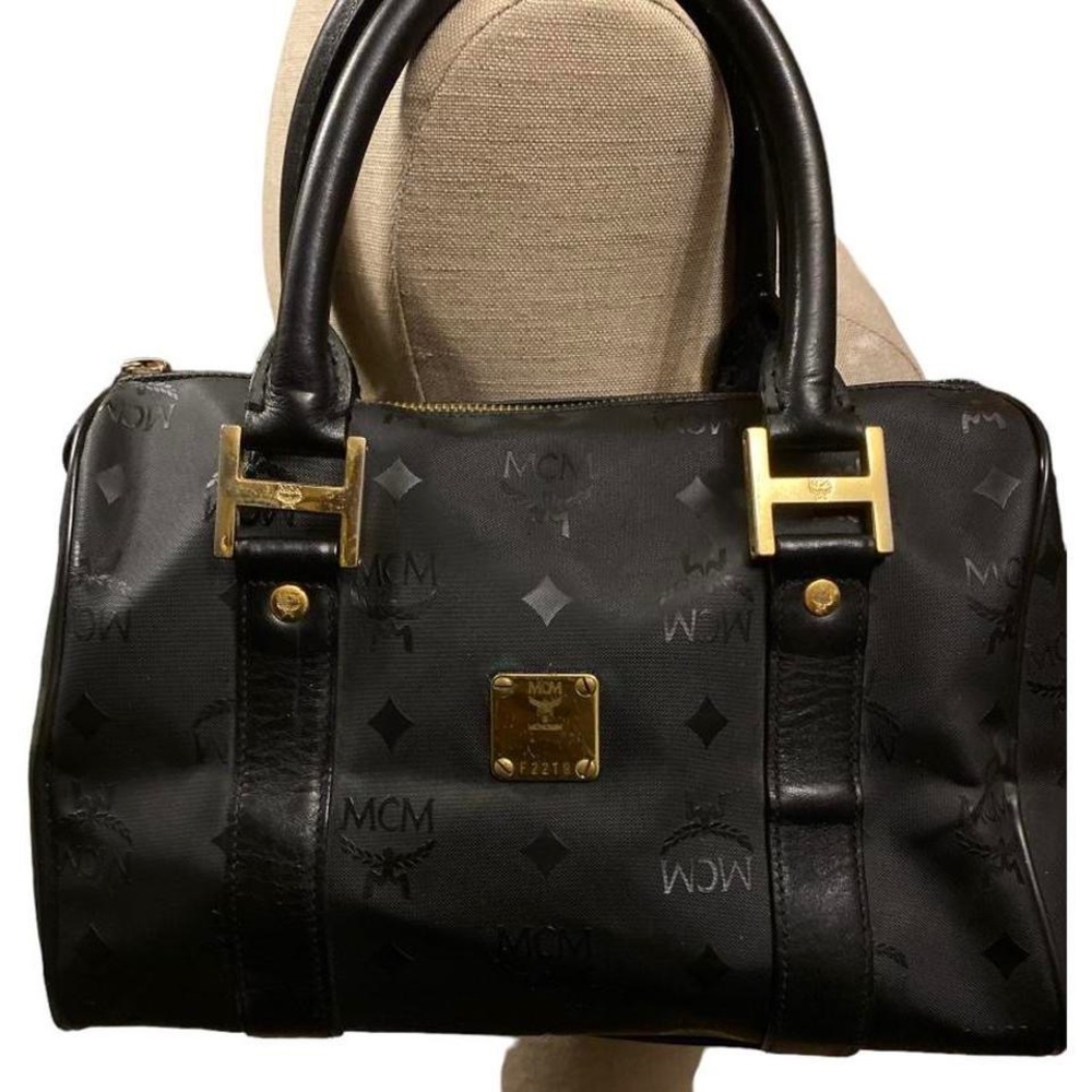 Vintage mcm bowling bag